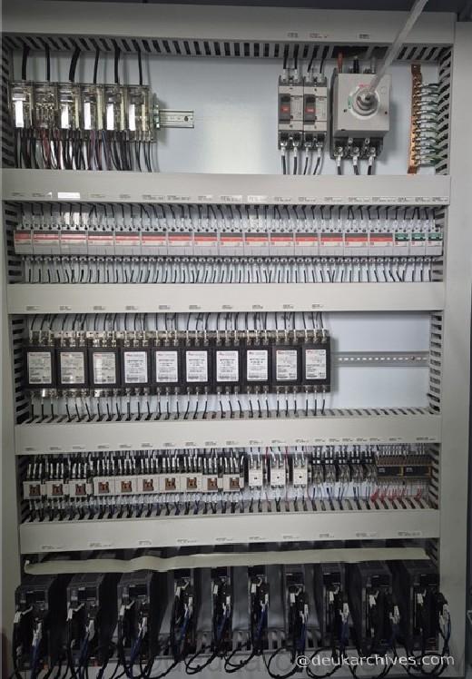 3상 380V 산업용 제어반 실물 배선 사례, Real-world Industrial Control Panel Wiring
